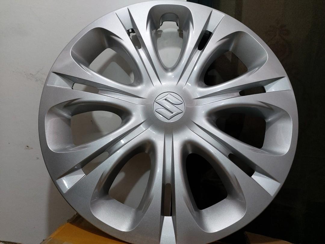 4pcs Original Hub caps and Rims (ROTA) (Category: Mags and Tires) located in Paranaque City. Submitted by gemiyan (Listing ID 1113115452, Image 1). Description: 4pcs steel gray hub caps and black rims. 1 day used only. The Rim Size: 6.5 x 16. The 16 means these are 16-inch steel wheels. The Hubcap Size: factory 16-inch Suzuki.