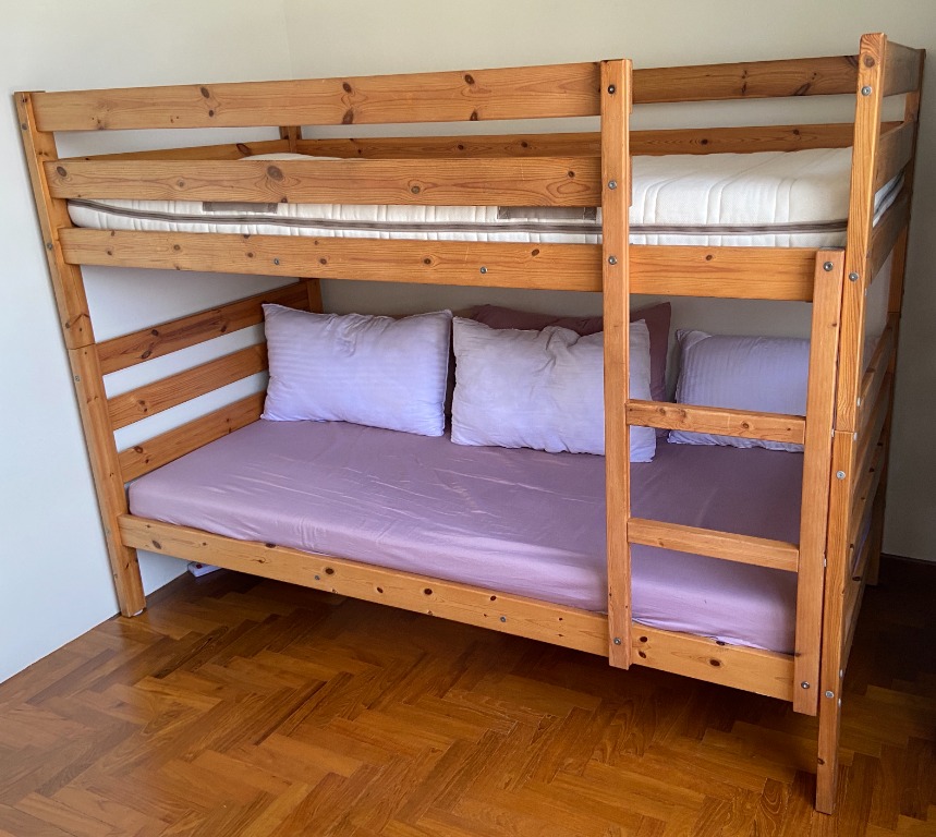 Ikea pine sales bunk bed