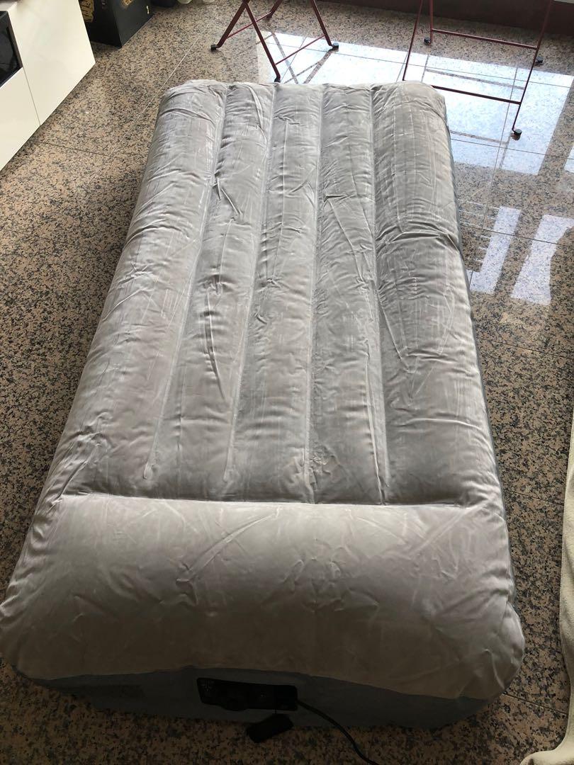 Intex air bed single size, Furniture & Home Living, Furniture, Bed Frames & Mattresses on Carousell