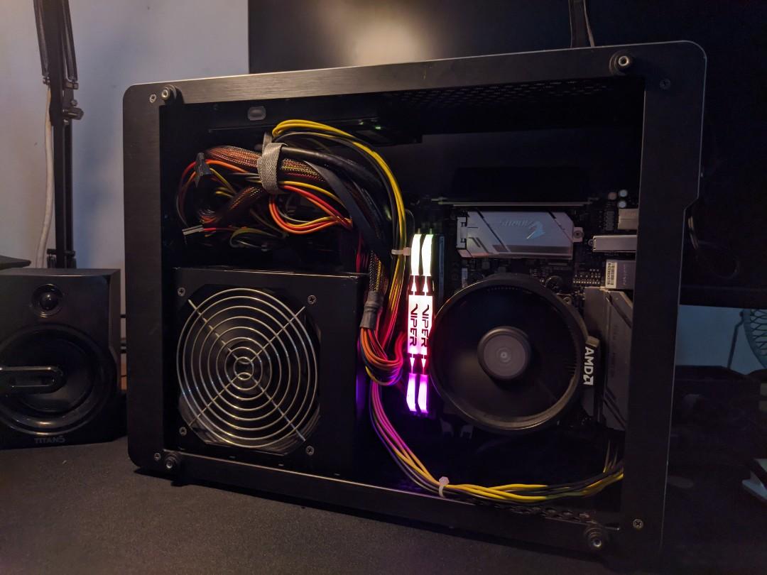 ITX Ryzen 5 2600 GTX 1050ti 4gb RAM 16GB