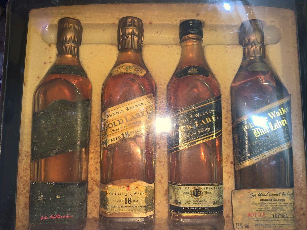Johnnie Walker Collection, Food & Drinks, Alcoholic Beverages ...