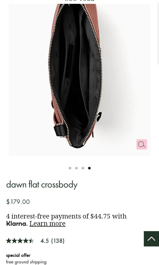 Kate spade dawn flat crossbody top