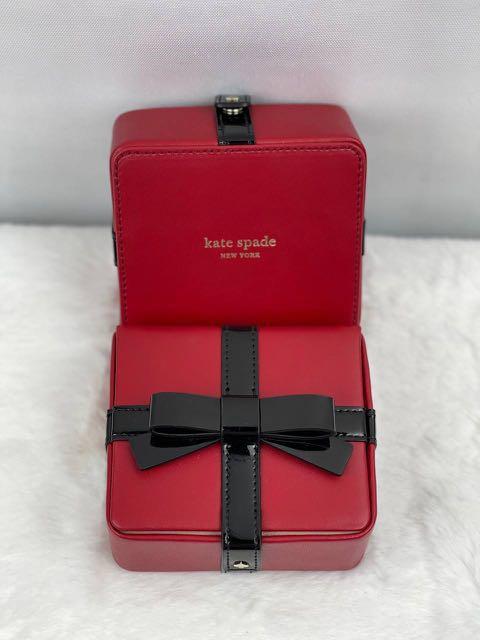 Kate Spade Jewelry Gift Box in Red Current, Luxury, Accessories on Carousell