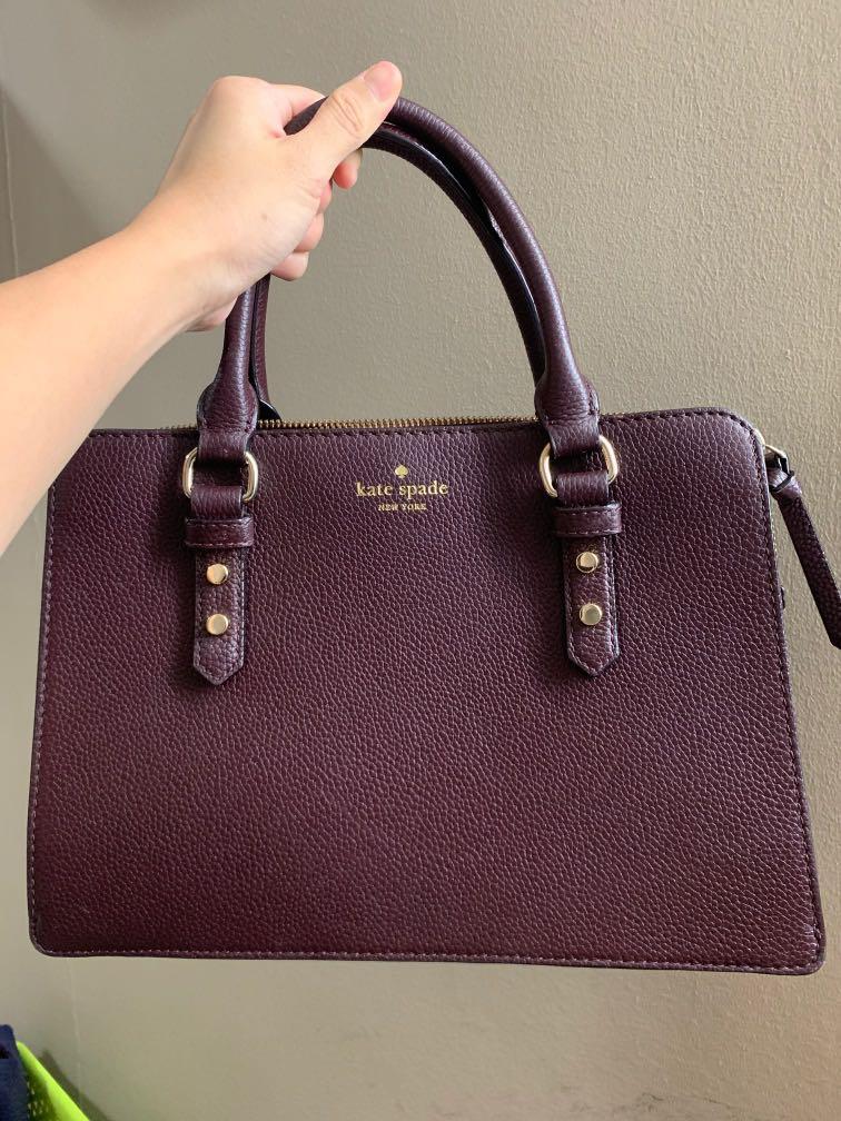 Kate spade maroon top bag