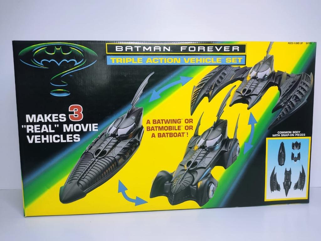 KENNER BATMAN FOREVER - TRIPLE ACTION VEHICLE SET, Hobbies & Toys,  Collectibles & Memorabilia, Fan Merchandise on Carousell