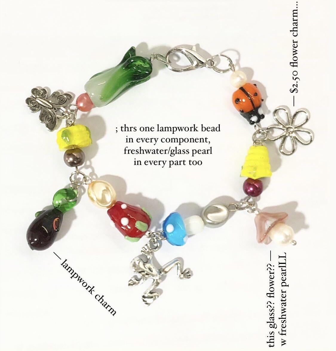 Lampwork bead bracelets store