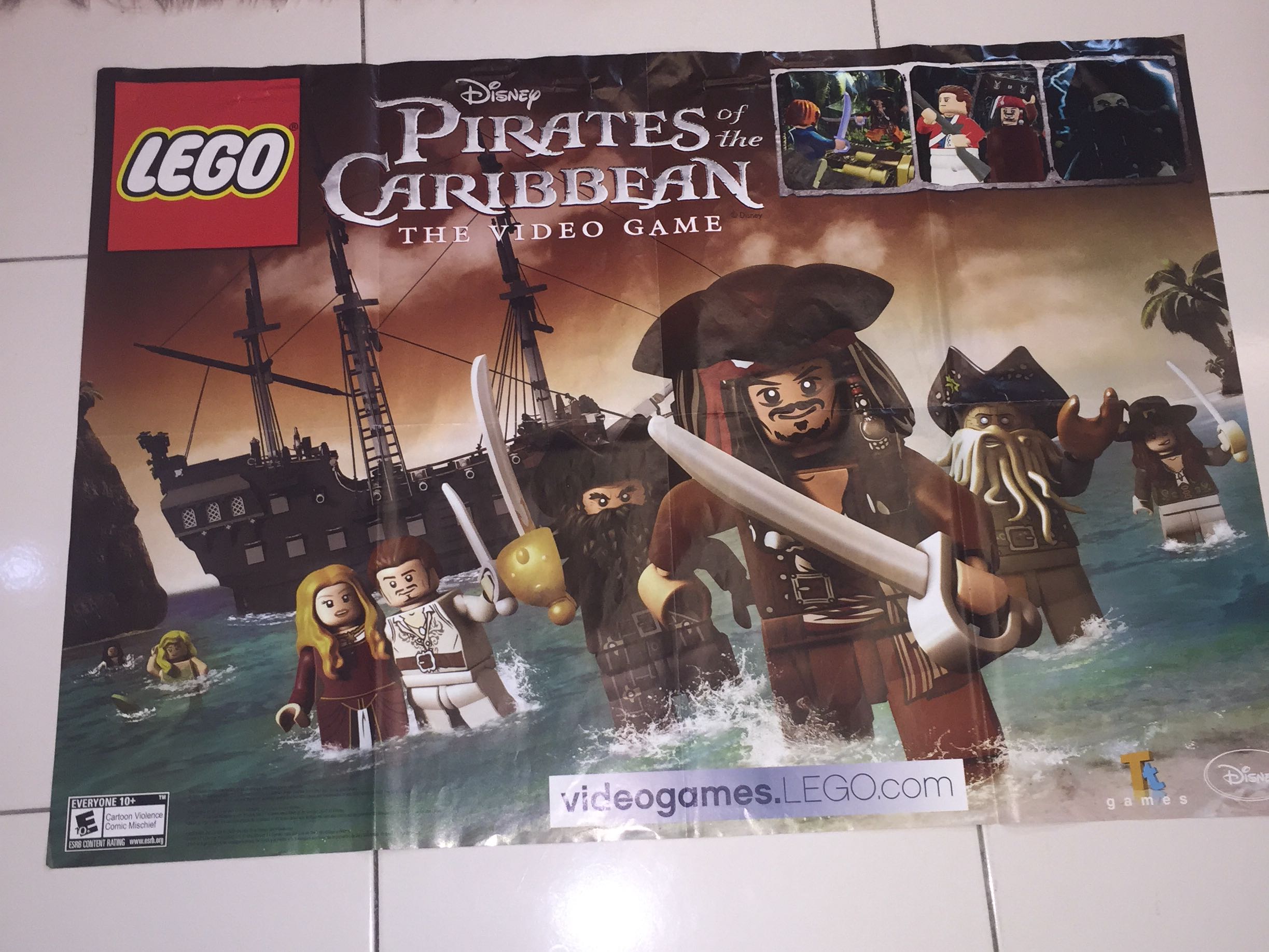 LEGO PIRATES OF THE CARIBBEAN THE VIDEO GAME POSTER, Hobbies & Toys, Toys &  Games on Carousell