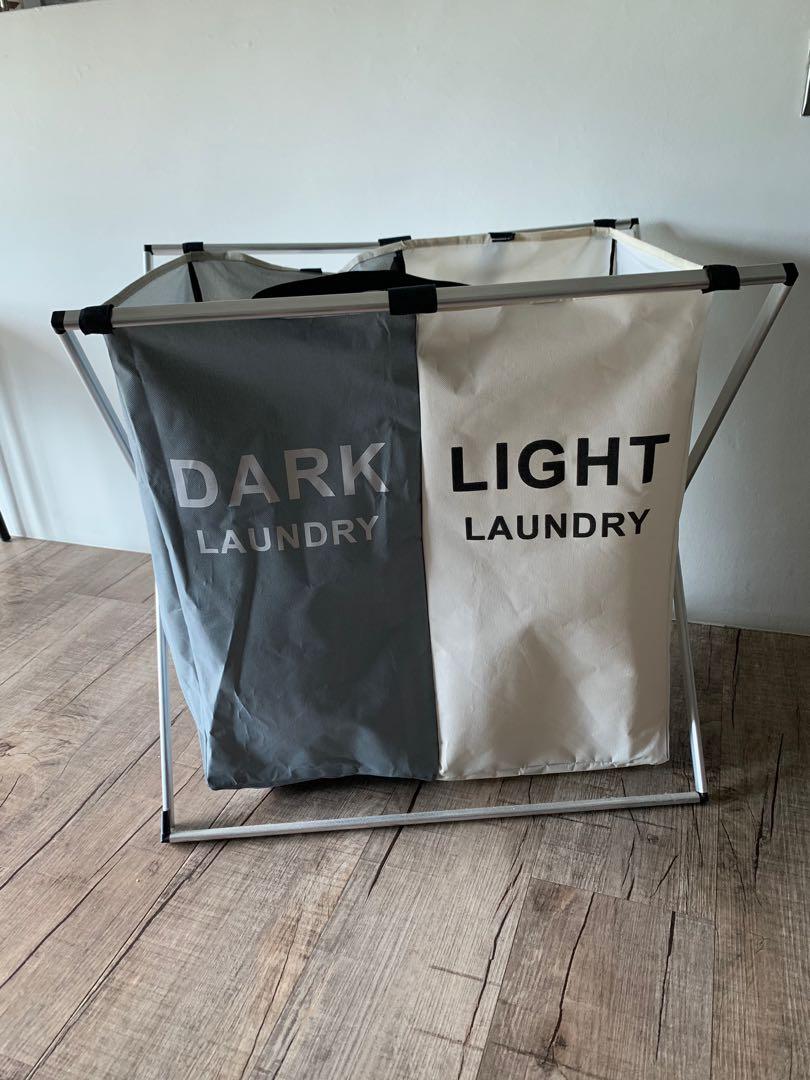 Light and dark laundry basket, Furniture & Home Living, Home