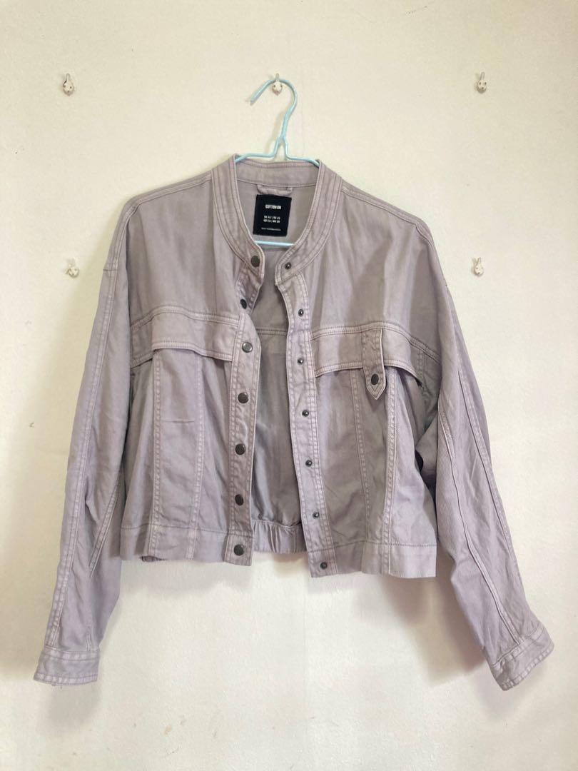 light purple denim jacket