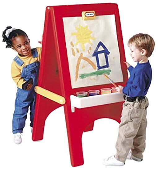 Little Tikes Chalkboard Double Side Easel (Blue), Hobbies & Toys, Toys