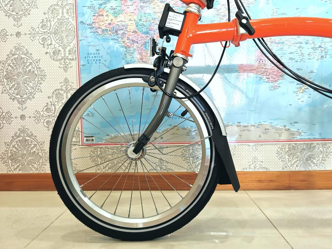 Local Set Brompton M6LX BNIB 2021 Signal Orange Superlight