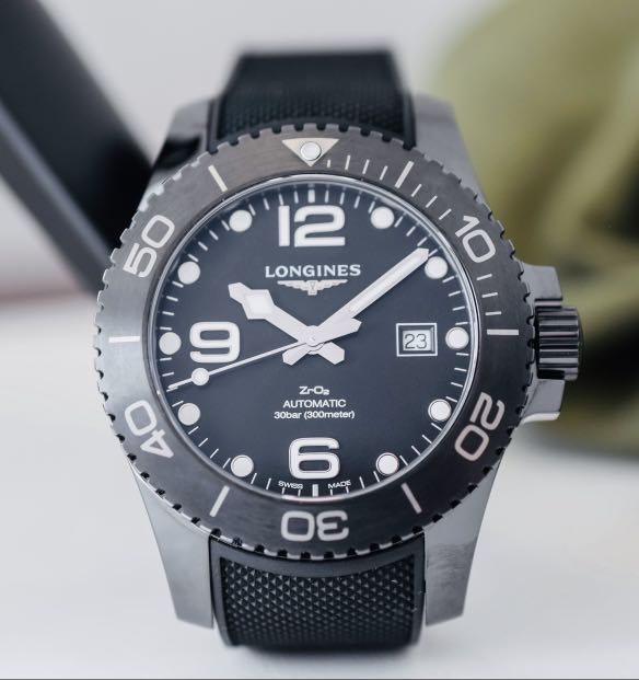 longines black ceramic