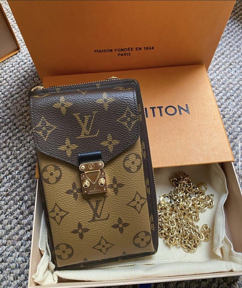 Louis Vuitton Vertical Zippy Wallet Reverse Mono, Luxury, Bags