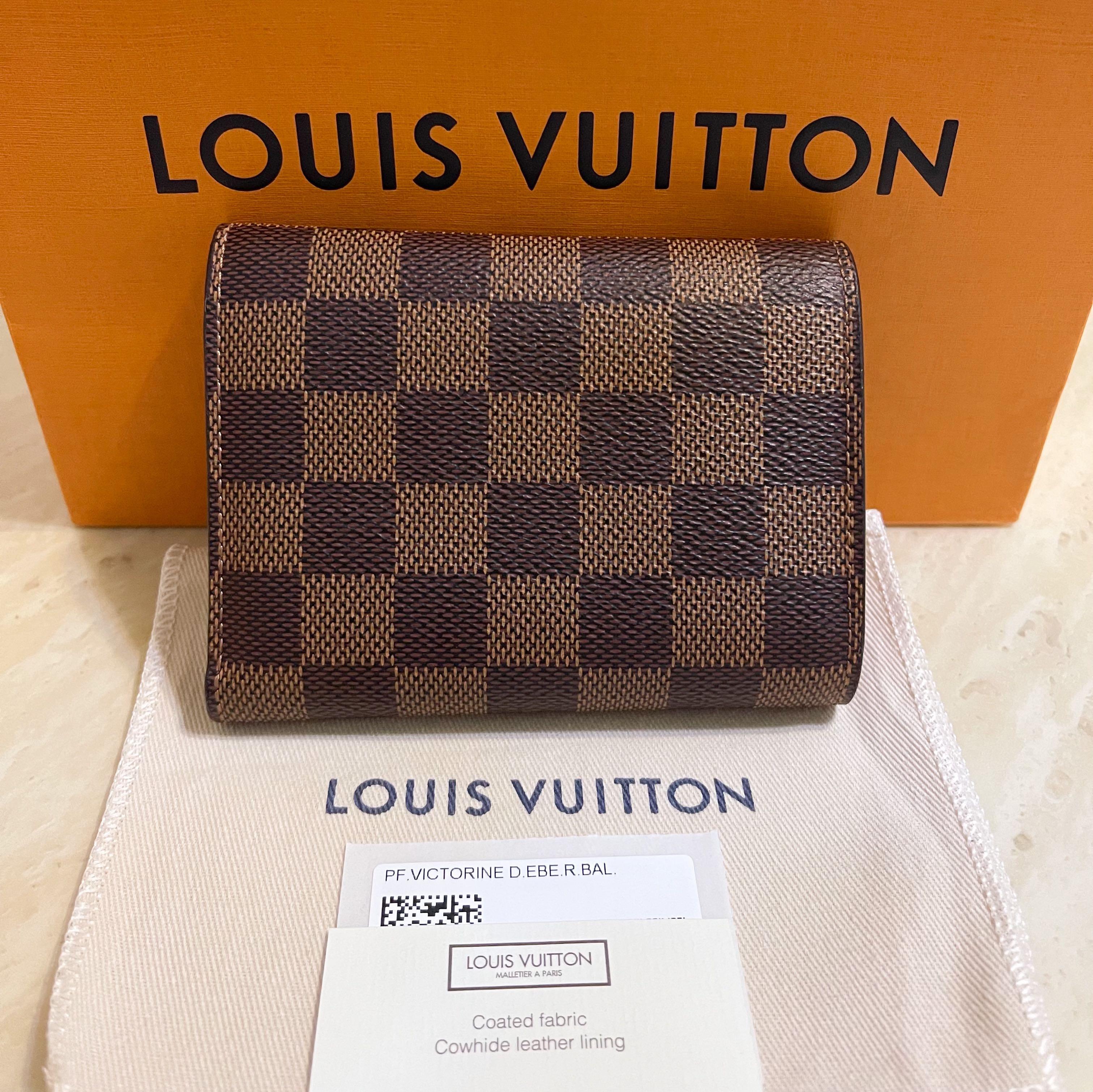 Victorine Wallet Damier Red, Luxury, Bags & Wallets on Carousell