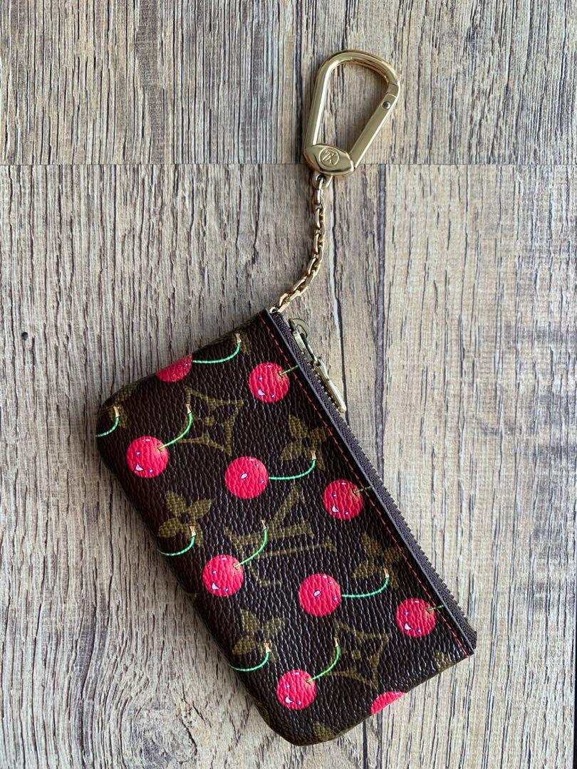 Louis Vuitton x Takashi Murakami Cherry Pochette Cles Monogram key coin  purse