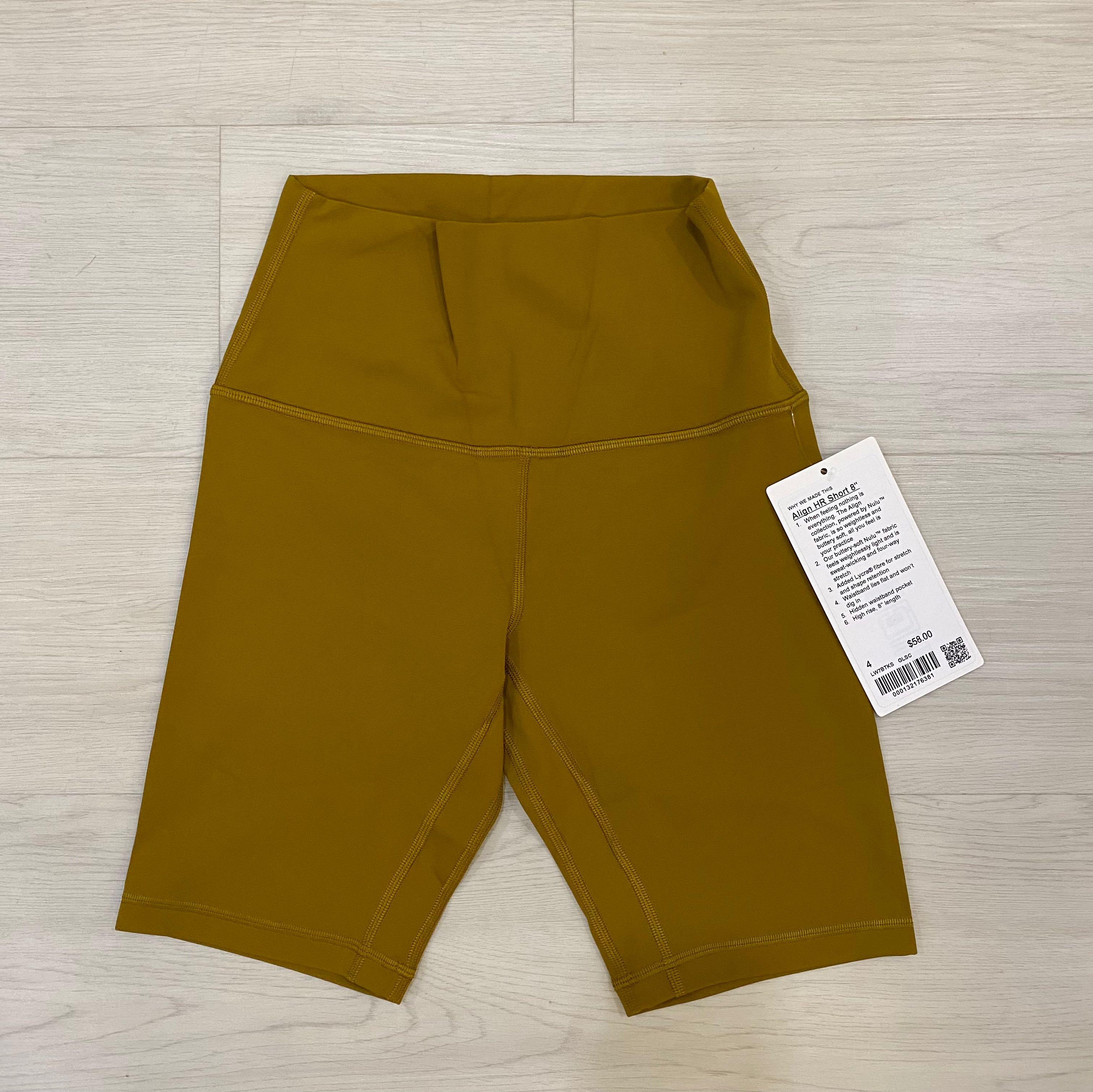 lululemon Align™ High-Rise Short 8 in Canyon Orange size 4, Women's  Fashion, Activewear on Carousell