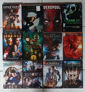 Marvel & DC Super Heroes New/Pre-loved DVD Movie - Spider-man, Ironman, Superman, X-Men, Avenger Captain America, Fantastic 4