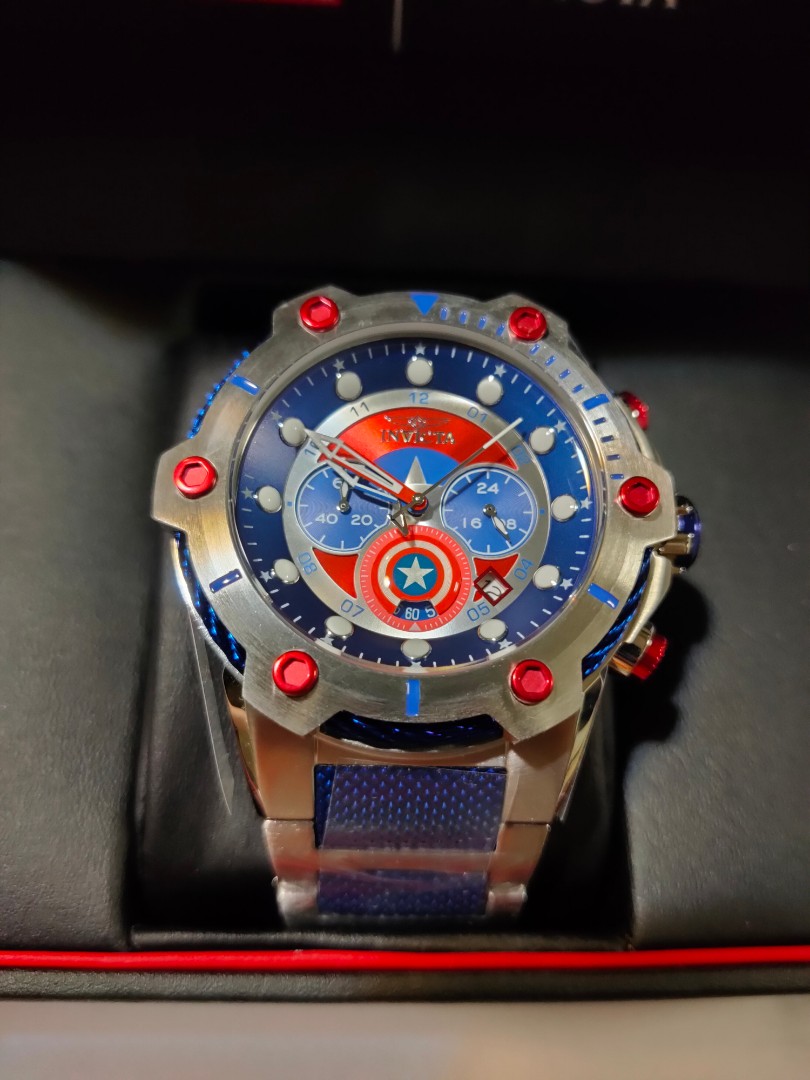 Marvel Captain America Invicta Watch limited edition