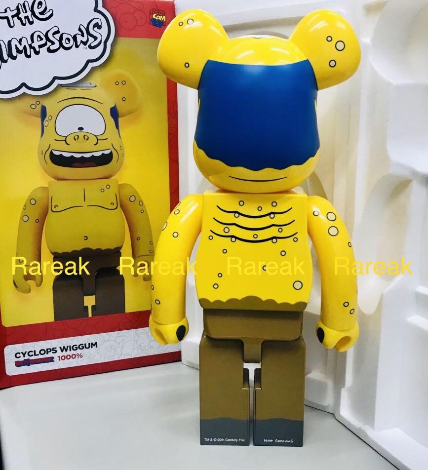 Medicom Bearbrick 2021 The Simpsons Cyclops Wiggum 1000% be@rbrick 