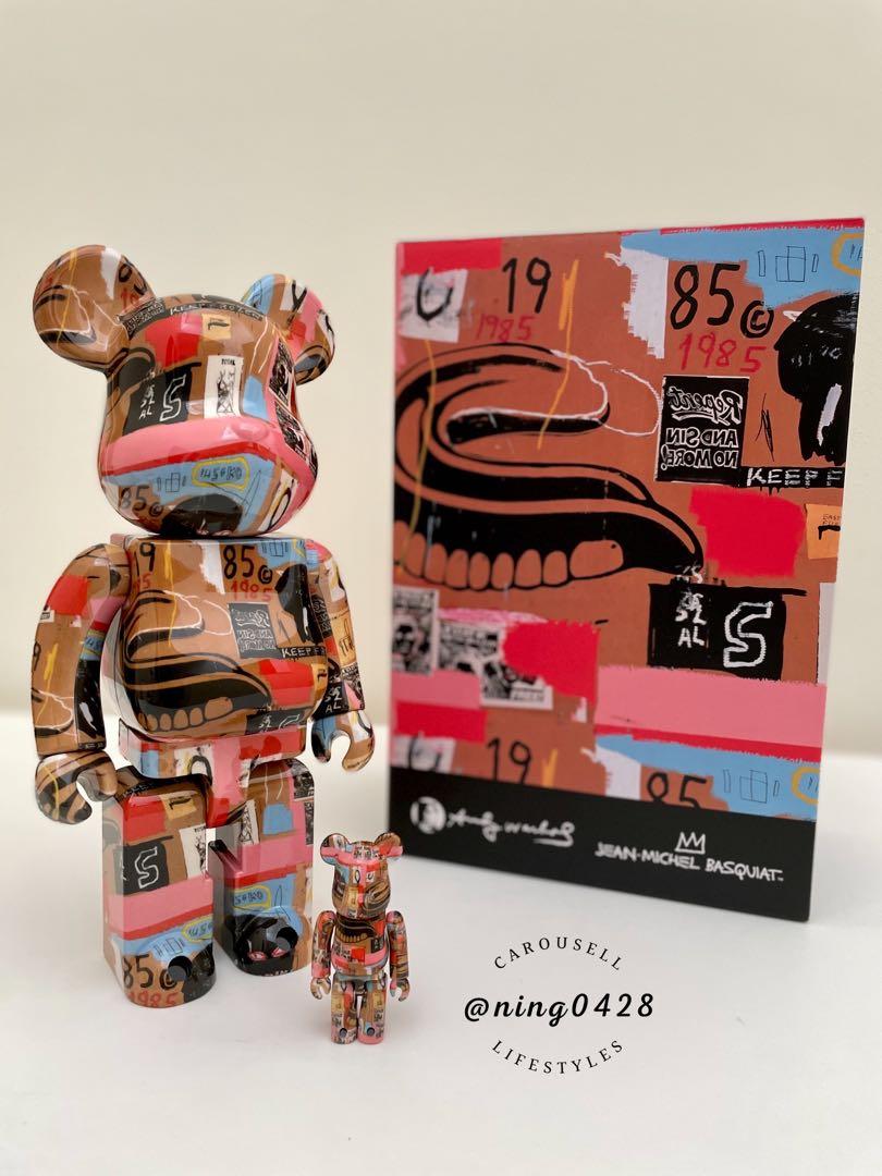 BE@RBRICK Andy Warhol×バスキア #2 ベアブリック
