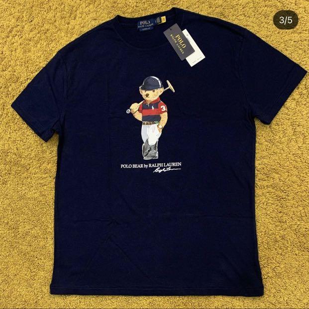 men polo bear t shirt