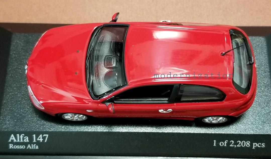 ▫1:43 Alfa 147 2005 (RED / Rosso) Minichamps 1/43 #400120561