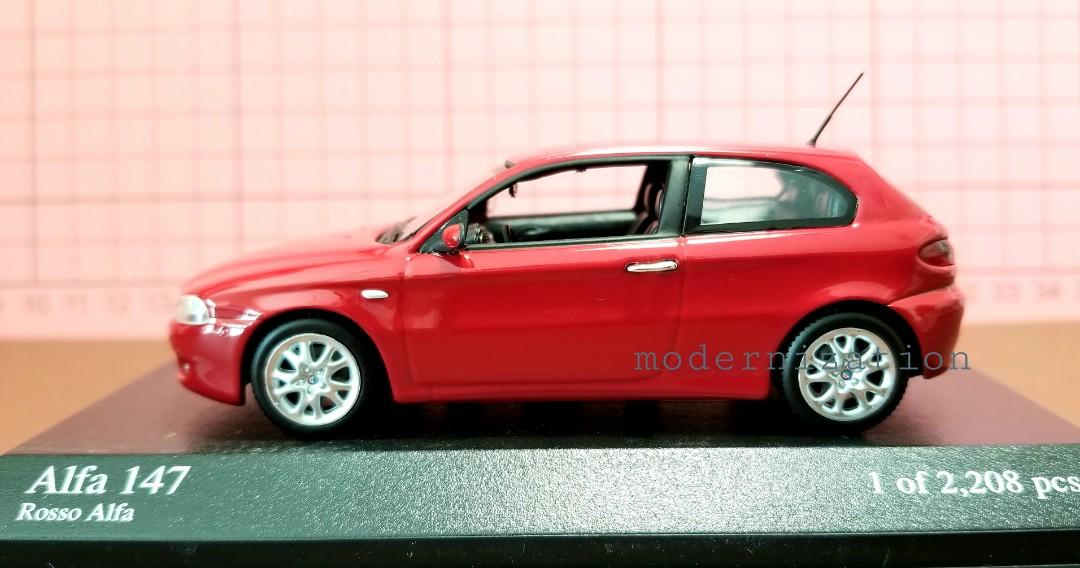 ▫1:43 Alfa 147 2005 (RED / Rosso) Minichamps 1/43 #400120561