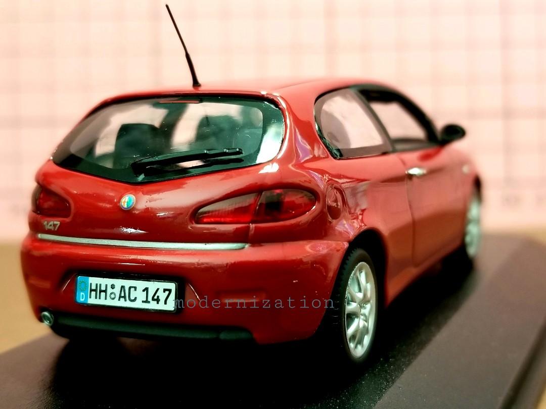 ▫1:43 Alfa 147 2005 (RED / Rosso) Minichamps 1/43 #400120561