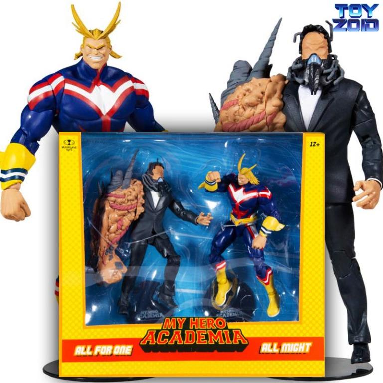 My Hero Academia All Might Vs All For One 2 Pack Mcfarlane Hobbies Toys Toys Games On Carousell