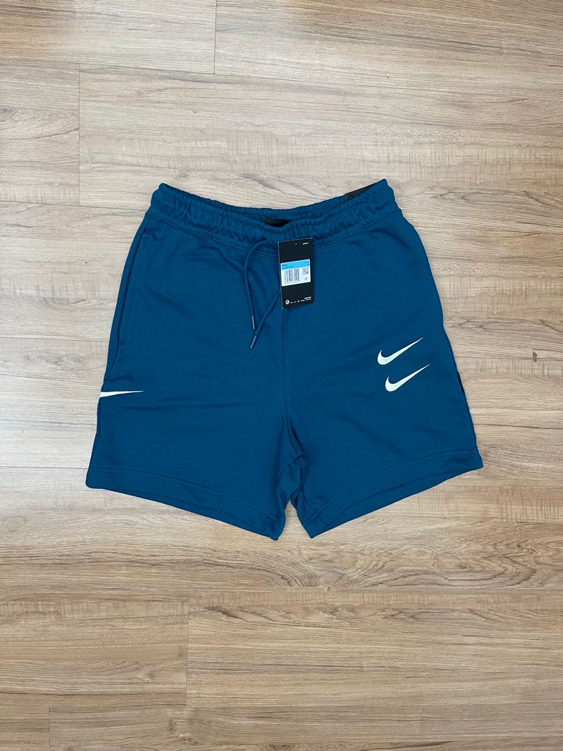 Nike double cheap swoosh shorts