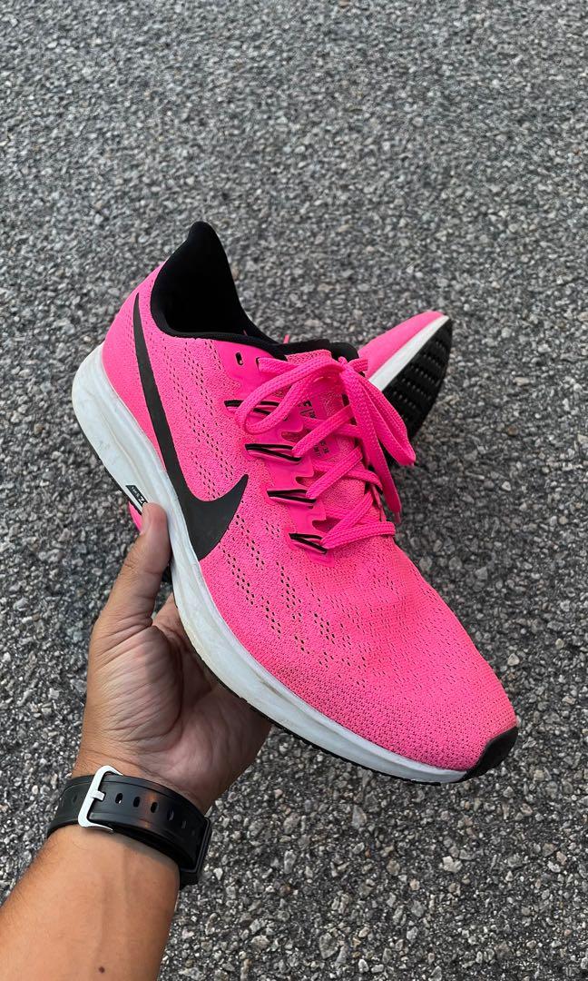 Nike Pegasus 36 Black Pink Men s Fashion Activewear on Carousell