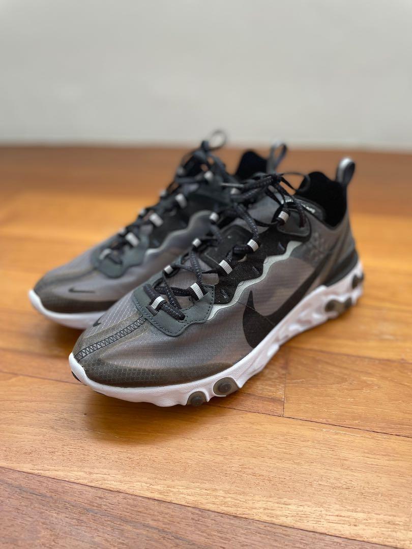 mens black nike react