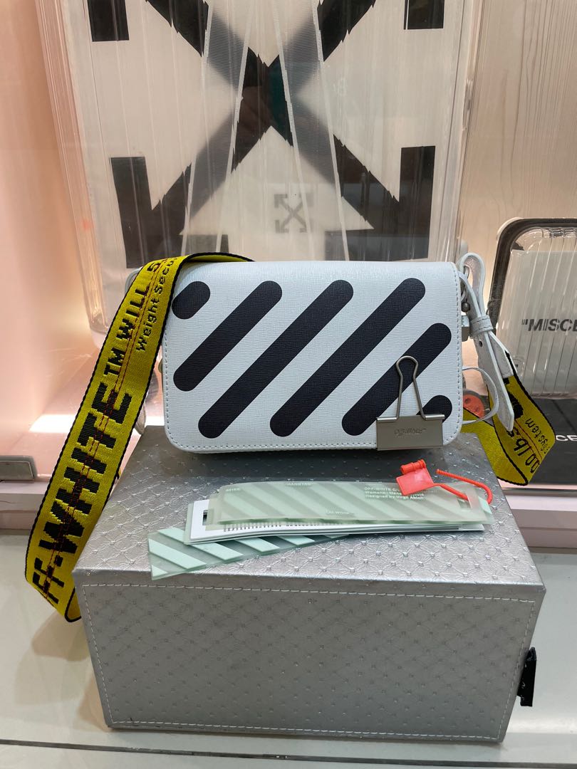 OFF WHITE sling bag, Women's Fashion, Bags & Wallets, Shoulder Bags on  Carousell