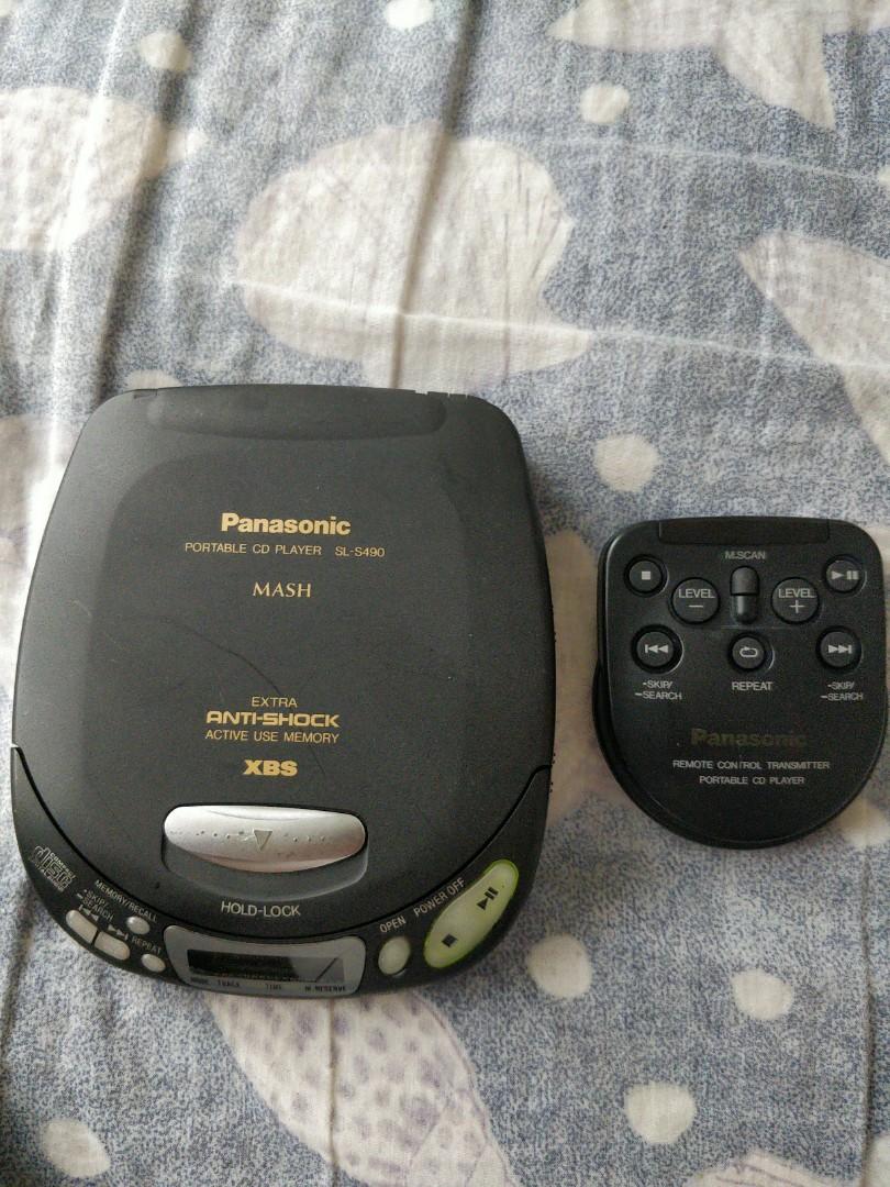Panasonic SL-S490稀有高級正常可用,有冷光顯示屏,帶遙控功能播放機
