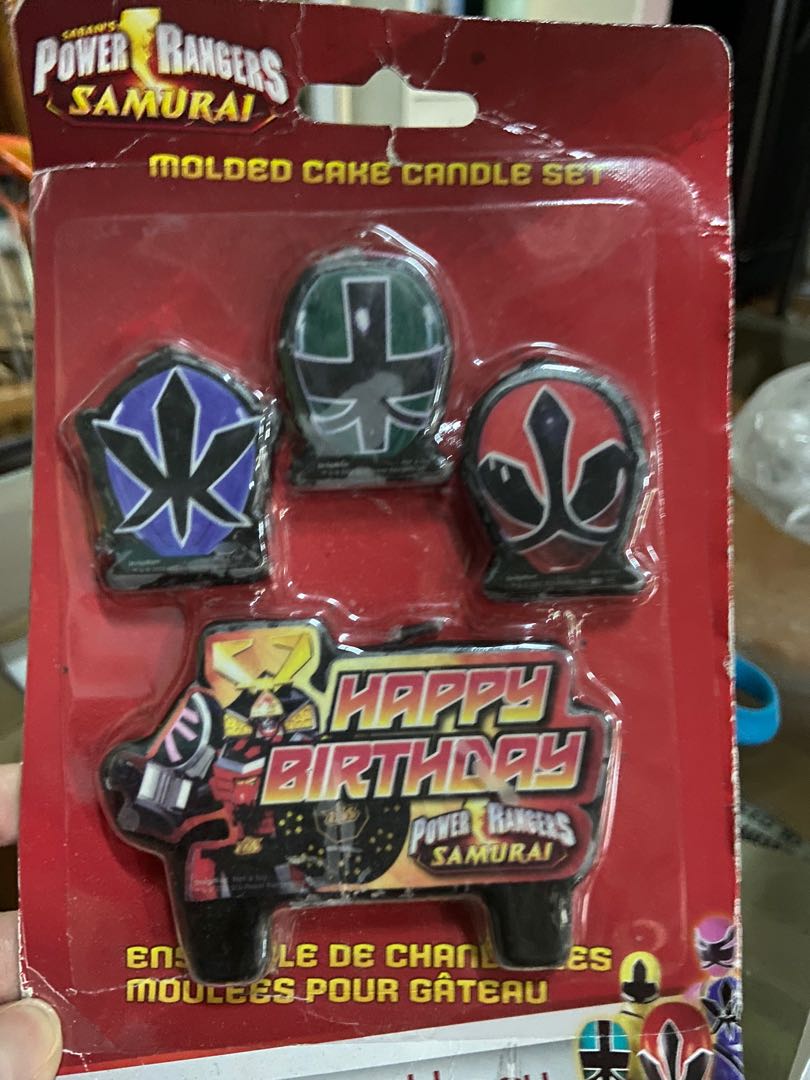 Power Rangers Birthday Candle - 4 1/2 Inch Multicolor Candle, 1 Piece