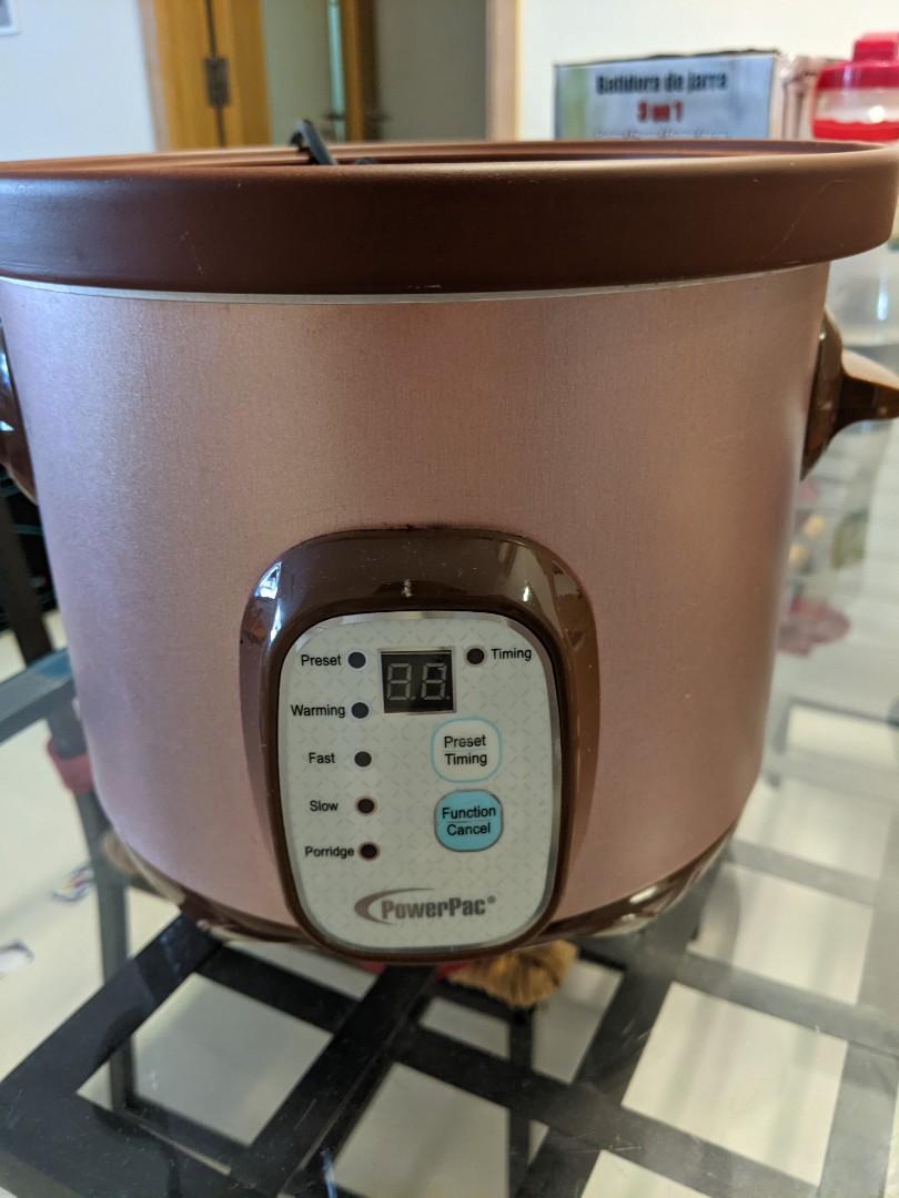 Powerpac slow cooker, TV & Home Appliances, Kitchen Appliances, Cookers