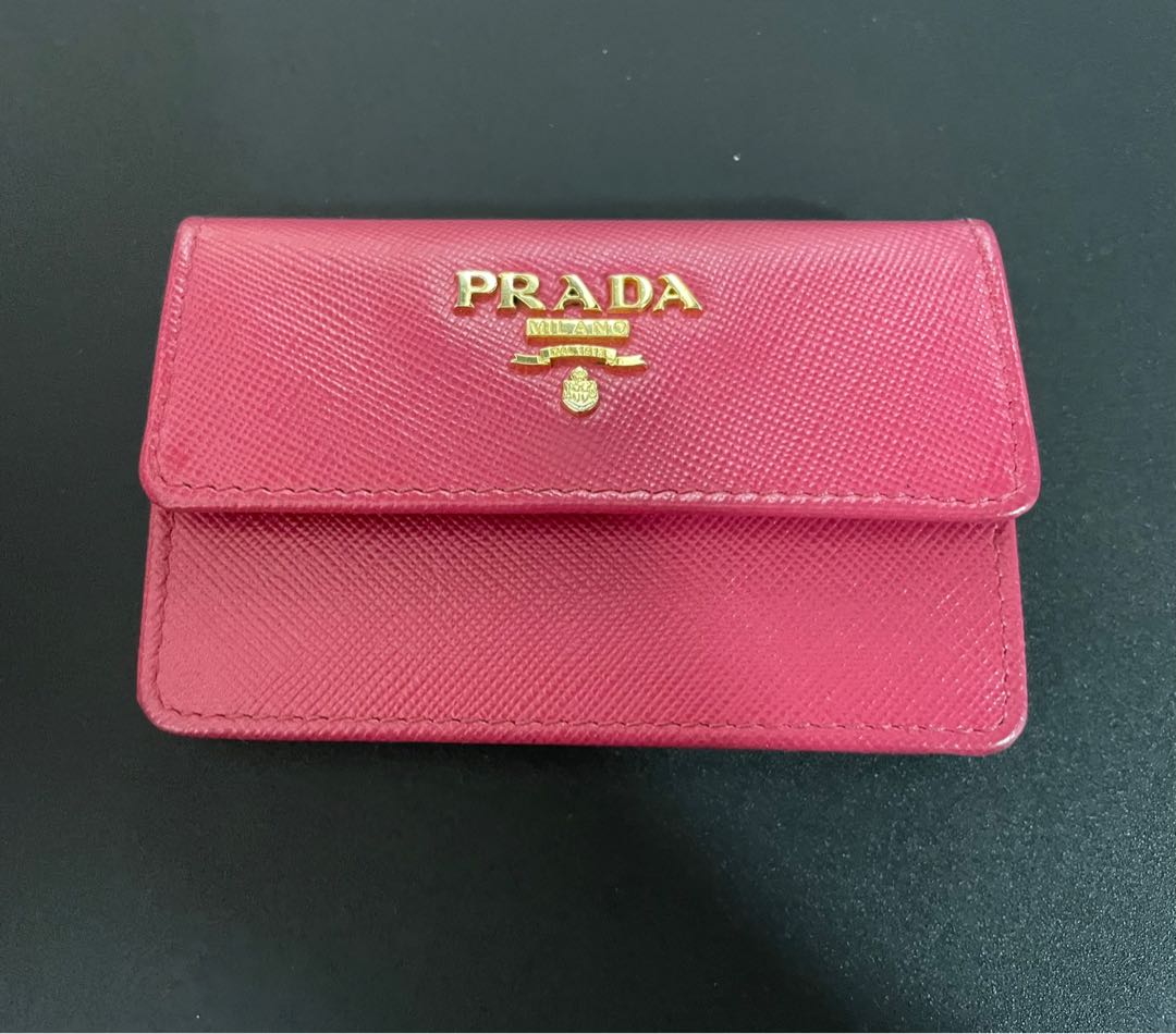 Prada card wallet, Luxury, Bags & Wallets on Carousell