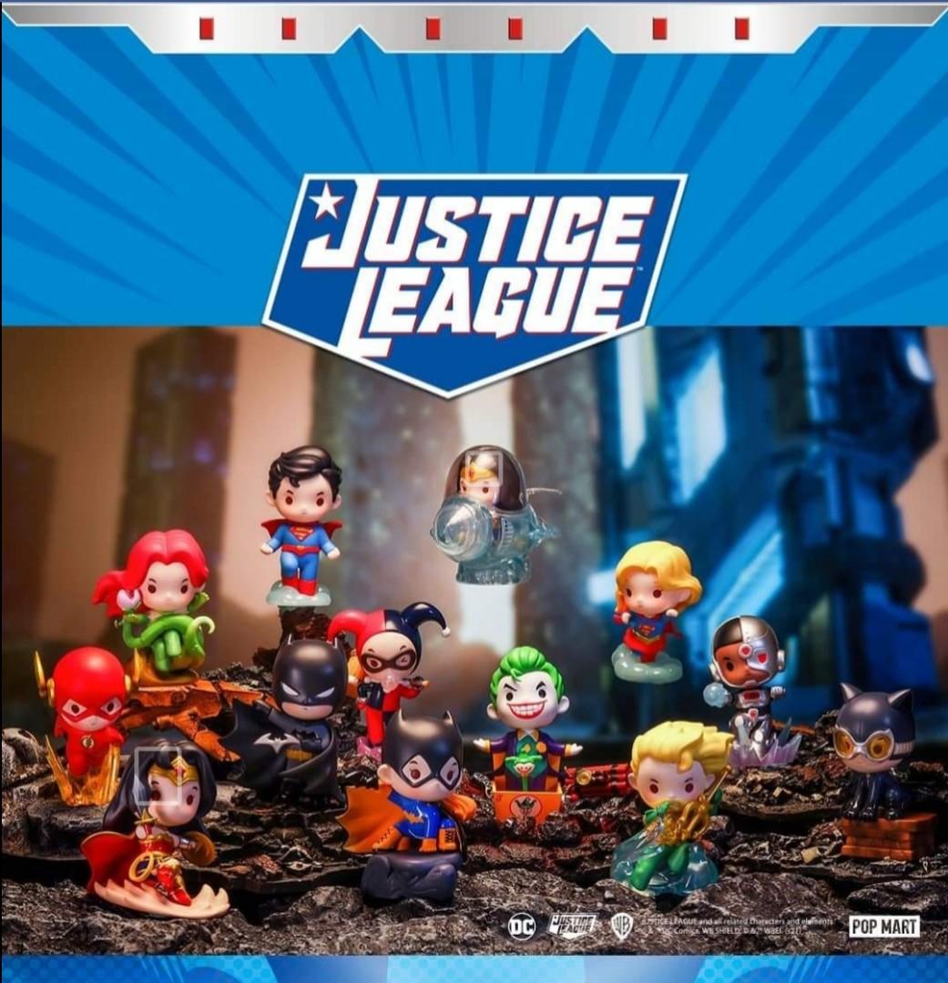 2021 DC Comics JUSTICE LEAGUE CHIBI Toy set of 3 Batman Joker Harley Quinn