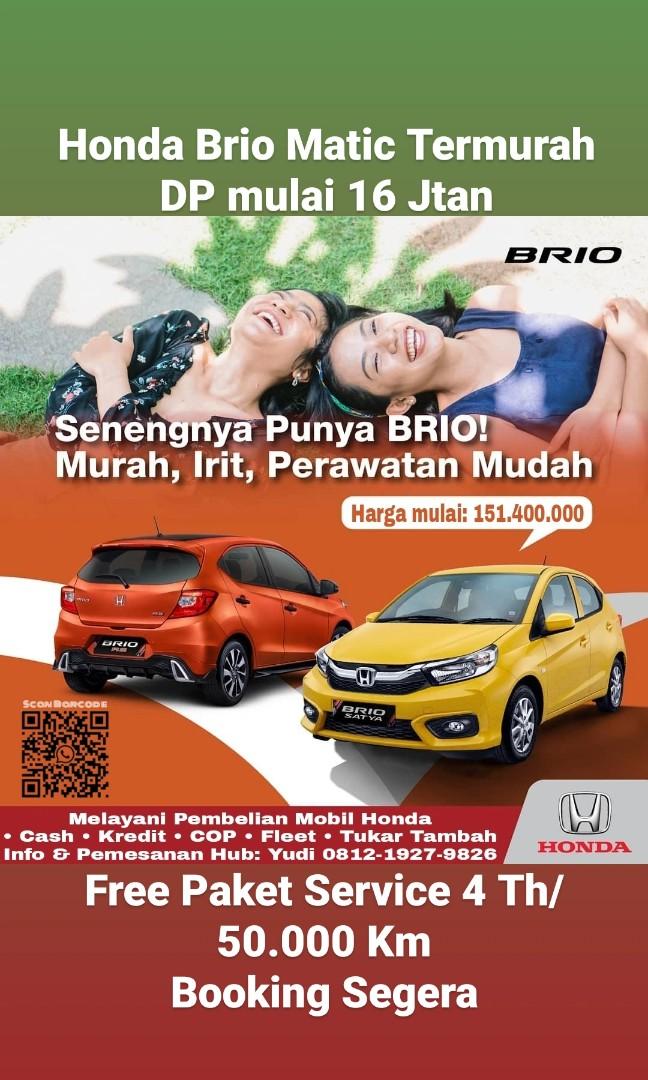 Promo Honda Brio Matic Termurah Dp Mulai 16 Jtan Mobil Motor Mobil Untuk Dijual Di Carousell
