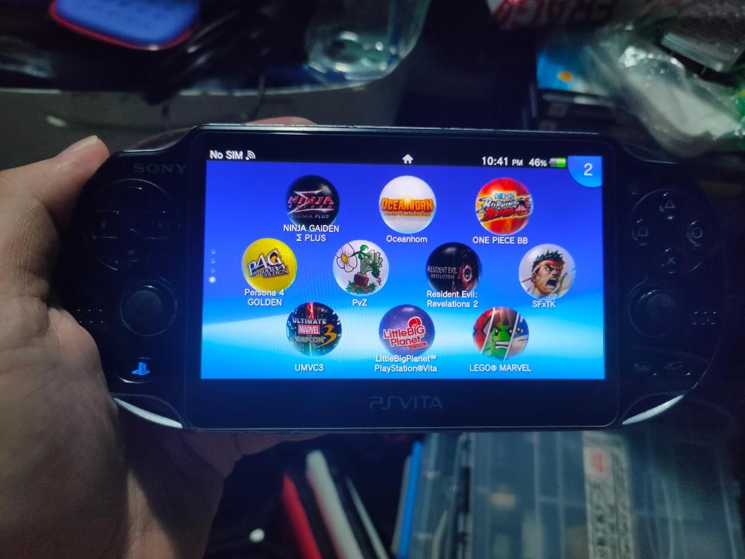 Ps Vita Phat 128gb Full Of Games Freebies Video Gaming Video Game Consoles Playstation On Carousell