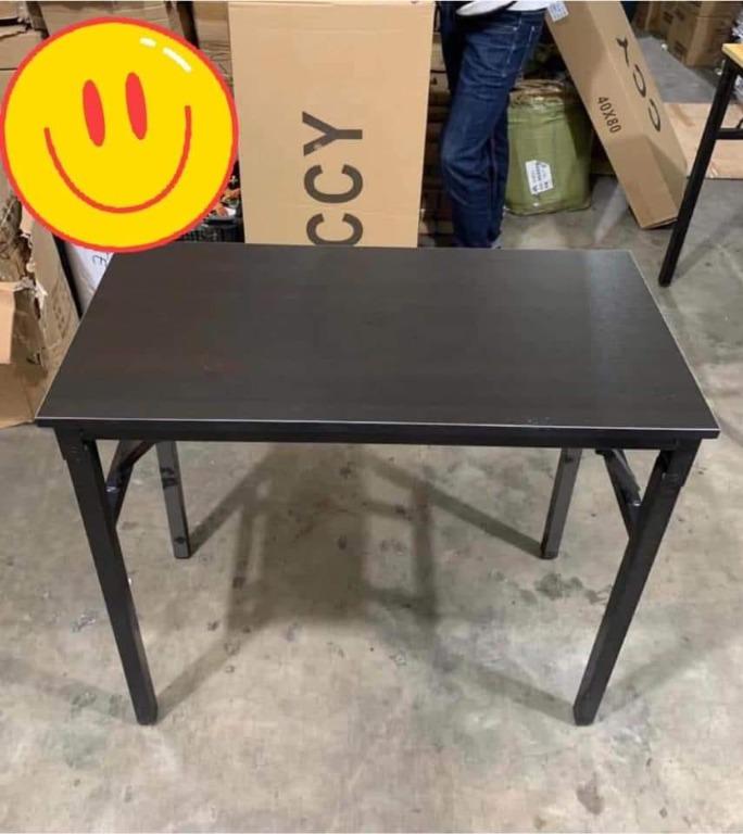 Quality Foldable Table Black Brown (Category: Tables & Sets) located in Manila. Submitted by affordshopz (Listing ID 1113168892, Image 1). Description: Size: 80x40 Price: 950 Color : Black and Brown Size: 120x40 Price: 1300 Color :Brown Wooden and Metal Base Folding Computer Table Laptop Table 𝕄𝕠𝕣𝕖 𝕒𝕗𝕗𝕠𝕣𝕕𝕒𝕓𝕝𝕖 𝕒𝕟𝕕 𝕢𝕦𝕒𝕝𝕚𝕥𝕪 𝕚𝕥𝕖𝕞𝕤? 𝑽𝒊𝒔𝒊𝒕 𝒂𝒇𝒇𝒐𝒓𝒅𝒔𝒉𝒐𝒑𝒛 𝐍𝐎𝐖 𝑊𝒆 𝒐𝒇𝒇𝒆𝒓 𝑪𝑶𝑫 𝒂𝒏𝒅 1 𝒅𝒂𝒚 𝒅𝒆𝒍𝒊𝒗�
