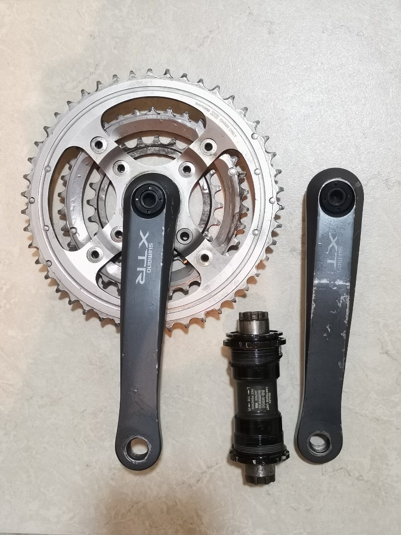 Rare Shimano XTR FC M950 crankset Sports Equipment Bicycles