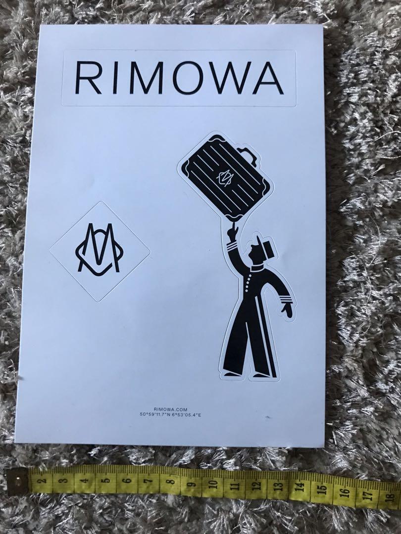 rimowa stiker koper rimowa sticker mewah original dari rimowa new