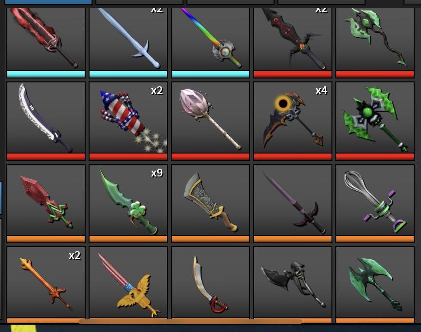 Roblox Assassins knives, Video Gaming, Video Games, Others on Carousell