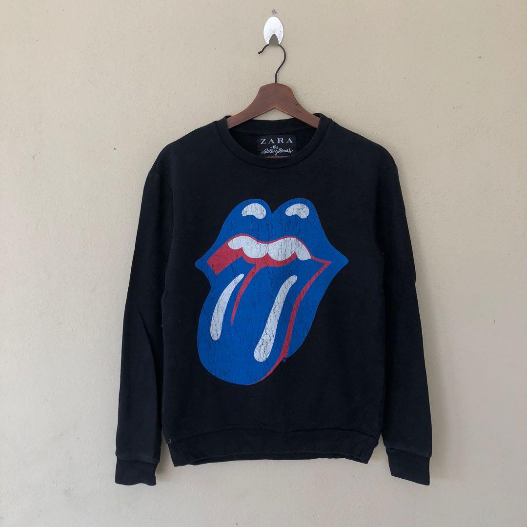 Rolling stones store sweatshirt zara