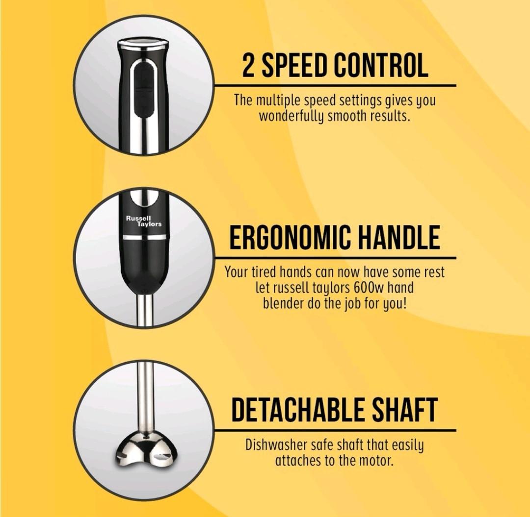 Russel Taylor Handheld Blender, TV & Home Appliances, Kitchen