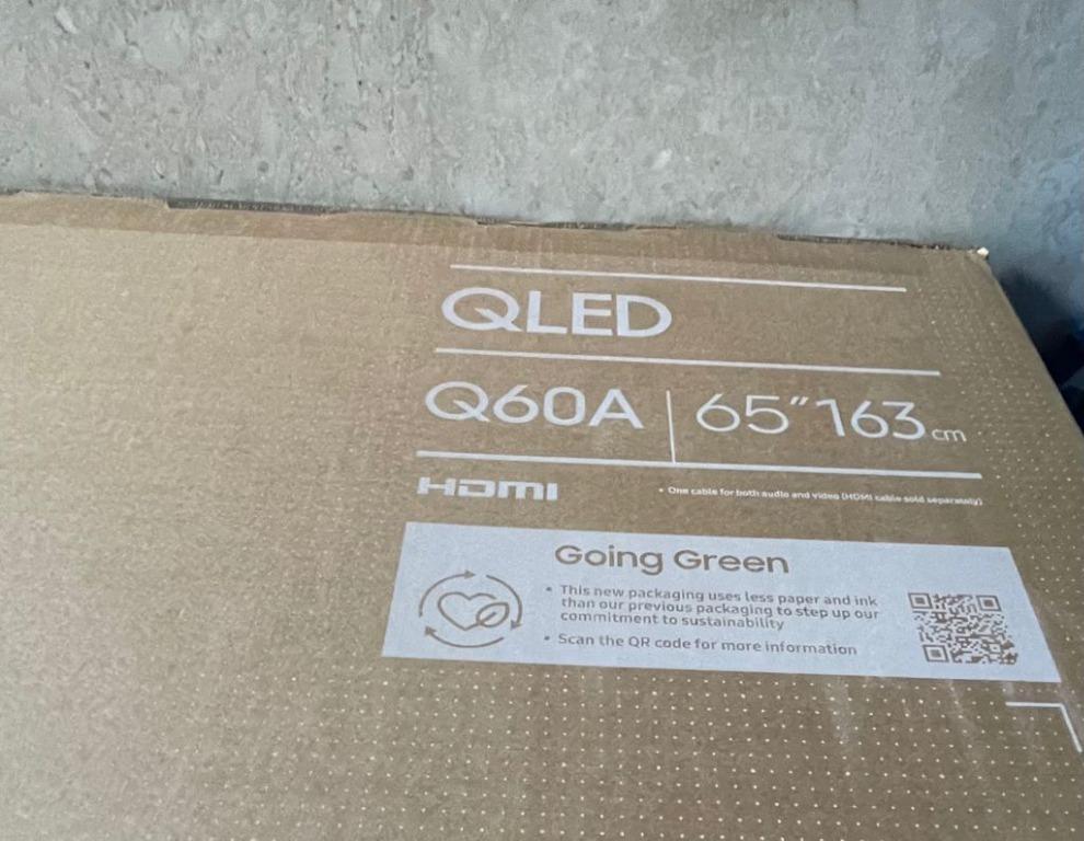 Samsung 65 inch TV packaging cardboard box, TV & Home Appliances, TV & Entertainment, TV Parts