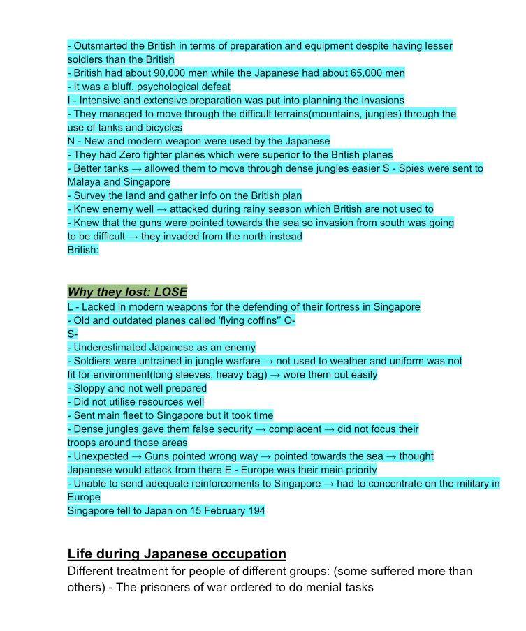 Secondary 2 History notes- UPDATED 2023 Syllabus 🔥REPOST >110 SOLD ...