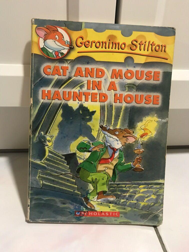 Seehere Cat And Mouse In A Haunted House Geronimo Stilton Books Stationery Children S Books On Carousell