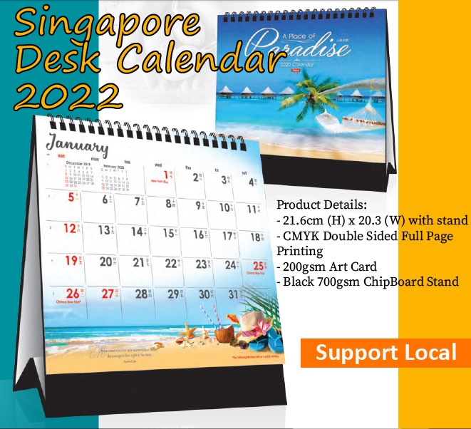 Uhd Calendar Fall 2022 Sg] Buy Singapore Calendar 2022 (Many Beautiful Designs) #Local Desktop  Calendar, Hobbies & Toys, Stationery & Craft, Stationery & School Supplies  On Carousell